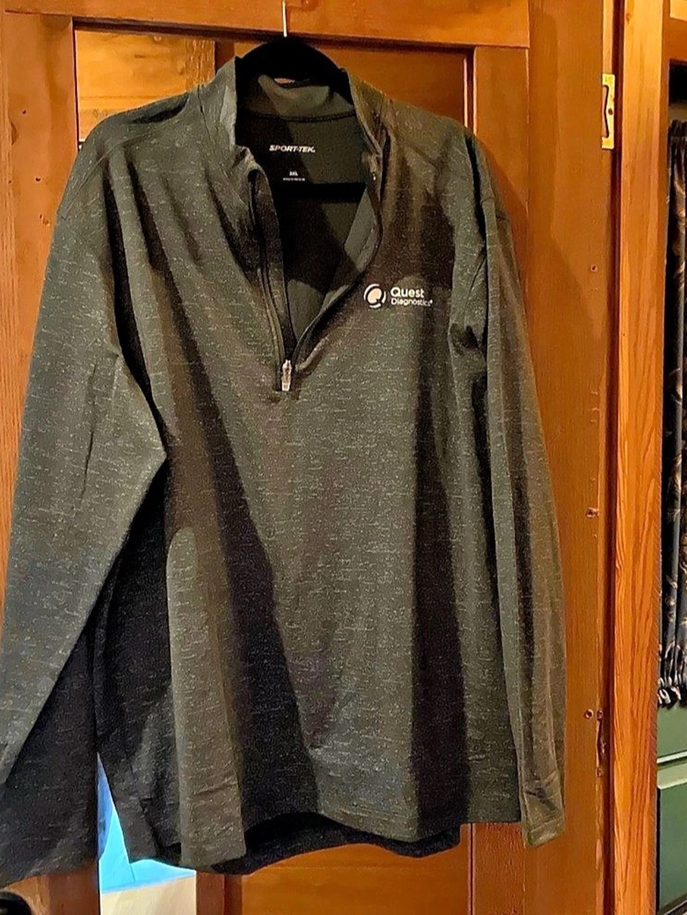 Sport-Tek Sport-Wick Stretch Quarter-Zip Pullover Black 2XL NWOT
